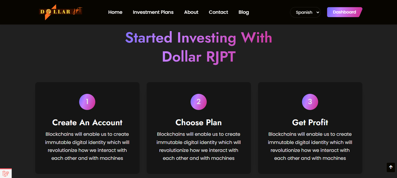 Dollar JPT (HYIP PRO) - A Modern HYIP Investment Platform